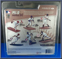 Jason Varitek (White Uniform) from McFarlane's Sports Picks - MLB - Series 14 manufactured by McFarlane [Back]