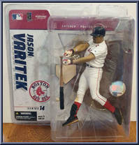 Jason Varitek (White Uniform) from McFarlane's Sports Picks - MLB - Series 14 manufactured by McFarlane [Front]