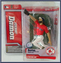 Johnny Damon (Red Jersey) from McFarlane's Sports Picks - MLB - Series 11 manufactured by McFarlane [Front]