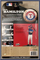 Josh Hamilton (Blue Jersey) from McFarlane's Sports Picks - MLB - Series 25 manufactured by McFarlane [Back]
