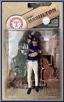 Josh Hamilton (Blue Jersey) from McFarlane's Sports Picks - MLB - Series 25 manufactured by McFarlane [Front]