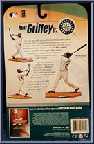 Ken Griffey Jr. (ClarkToys) from McFarlane's Sports Picks - MLB - Exclusives manufactured by McFarlane [Back]