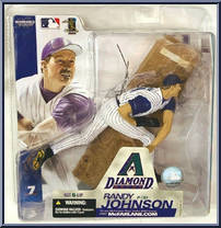 Randy Johnson (Pinstripe Jersey) from McFarlane's Sports Picks - MLB - Series  7 manufactured by McFarlane [Front]