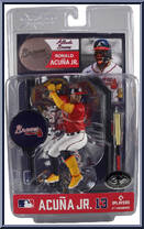 Ronald Acuna Jr. (Braves) (Platinum Edition) from McFarlane's Sports Picks - MLB - 2024 Series manufactured by McFarlane [Front]