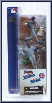 Sammy Sosa / Chipper Jones from McFarlane's Sports Picks - MLB - 3" Figures - Series 1 manufactured by McFarlane [Front]