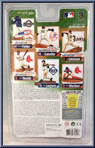 Victor Martinez (White Uniform) from McFarlane's Sports Picks - MLB - Series 26 manufactured by McFarlane [Back]