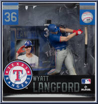 Wyatt Langford (Texas Rangers) from McFarlane's Sports Picks - MLB - Legacy Series manufactured by McFarlane [Front]