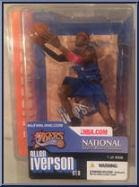 Allen Iverson from McFarlane's Sports Picks - NBA - National manufactured by McFarlane [Front]