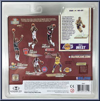 Jerry West from McFarlane's Sports Picks - NBA - NBA Legends - Series 2 manufactured by McFarlane [Back]