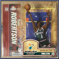 Oscar Robertson (Milwaukee Bucks) from McFarlane's Sports Picks - NBA - NBA Legends - Series 2 manufactured by McFarlane [Front]