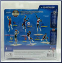 Wilt Chamberlain (Red / White Uniform) from McFarlane's Sports Picks - NBA - NBA Legends - Series 1 manufactured by McFarlane [Back]