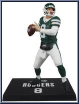 Aaron Rodgers (New York Jets) from McFarlane's Sports Picks - NFL - Legacy Series manufactured by McFarlane [Loose]
