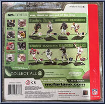Anthony Thomas (Chicago Bears) from McFarlane's Sports Picks - NFL - Series  5 manufactured by McFarlane [Back]