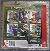 Brian Urlacher (Blue Jersey) from McFarlane's Sports Picks - NFL - Series  2 manufactured by McFarlane [Back]