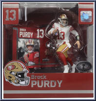Brock Purdy (San Francisco 49ers) (Platinum Editiion) from McFarlane's Sports Picks - NFL - Legacy Series manufactured by McFarlane [Front]