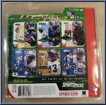 Edgerrin James (Blue Jersey) from McFarlane's Sports Picks - NFL - Series  1 manufactured by McFarlane [Back]