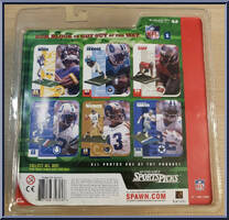 Emmitt Smith (White Jersey) from McFarlane's Sports Picks - NFL - Series  1 manufactured by McFarlane [Back]