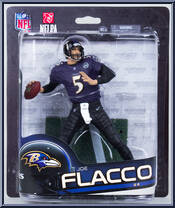 Joe Flacco (Clarktoys) from McFarlane's Sports Picks - NFL - Exclusives manufactured by McFarlane [Front]