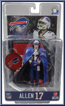 Josh Allen (Buffalo Bills) from McFarlane's Sports Picks - NFL - Legacy Series manufactured by McFarlane [Front]