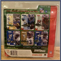 Kurt Warner (White Jersey / Helmet) from McFarlane's Sports Picks - NFL - Series  1 manufactured by McFarlane [Back]