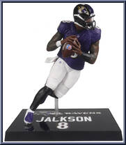 Lamar Jackson (Baltimore Ravens) (Platinum) from McFarlane's Sports Picks - NFL - Legacy Series manufactured by McFarlane [Loose]