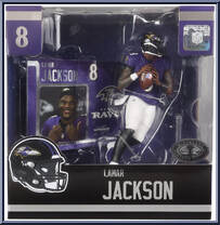 Lamar Jackson (Baltimore Ravens) (Platinum) from McFarlane's Sports Picks - NFL - Legacy Series manufactured by McFarlane [Front]