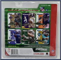 Mark Brunell (Blue Jersey / Helmet / Dirty) from McFarlane's Sports Picks - NFL - Series  2 manufactured by McFarlane [Back]