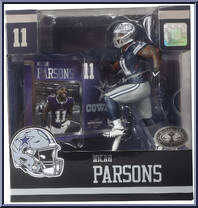 Micah Parsons (Dallas Cowboys) (Platinum) from McFarlane's Sports Picks - NFL - Legacy Series manufactured by McFarlane [Front]