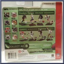 Ray Lewis (Baltimore Ravens) from McFarlane's Sports Picks - NFL - Series  5 manufactured by McFarlane [Back]