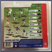 Ricky Williams from McFarlane's Sports Picks - NFL - Series 10 manufactured by McFarlane [Back]