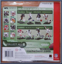 Tom Brady (New England Patriots) from McFarlane's Sports Picks - NFL - Series  5 manufactured by McFarlane [Back]