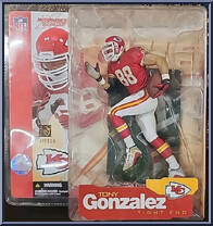 Tony Gonzalez (Kansas City Chiefs) from McFarlane's Sports Picks - NFL - Series  5 manufactured by McFarlane [Front]