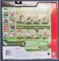 Tony Gonzalez (Kansas City Chiefs) from McFarlane's Sports Picks - NFL - Series  5 manufactured by McFarlane [Back]