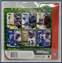 Warren Sapp (Red Jersey / Dirty) from McFarlane's Sports Picks - NFL - Series  1 manufactured by McFarlane [Back]