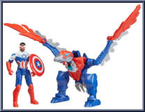 Captain America & Redwing Action Figure