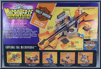 Service Center Micro Playset from Microverse - Harley-Davidson manufactured by Kenner [Back]