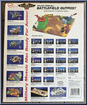 Battlefield Outpost from Military Muscle Men - Accessories manufactured by Original San Francisco Toymakers [Back]