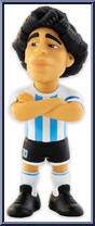 Diego Armando Maradona (Light Blue / White) from Minix - Football manufactured by Minix [Loose]