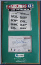 Sammy Sosa from MLB Headliners - 1999 Season - XL manufactured by Corinthian [Back]