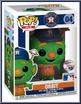 Orbit (Astros / Orange) from MLB Mascots - Pop! Vinyl Figures manufactured by Funko [Front]