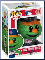 Wally Green Monster (Red Sox / White) from MLB Mascots - Pop! Vinyl Figures manufactured by Funko [Front]