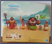 Adventure Pack from Moana - Adventure Playsets manufactured by Hasbro [Back]