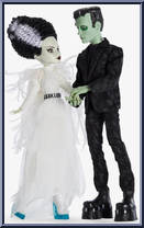 Bride of Frankenstein / Frankenstein from Monster High - Skullector manufactured by Mattel [Loose]