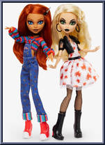 Chucky / Tiffany from Monster High - Skullector manufactured by Mattel [Loose]