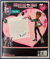 Clawd Wolf from Monster High - Sweet 1600 manufactured by Mattel [Back]