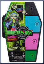 Ghoulia Yelps (Neon Frights) from Monster High - Skulltimate Secrets manufactured by Mattel [Front]