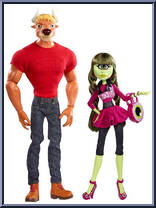 Manny Taur / Iris Clops from Monster High - SDCC manufactured by Mattel [Loose]