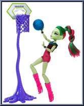 Venus McFlytrap (Casketball Champ) from Monster High - One Team, One Scream! manufactured by Mattel [Loose]