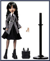Wednesday Addams from Monster High - Monster High x Wednesday manufactured by Mattel [Loose]