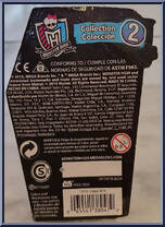 Toralei Stripe from Monster High - Ghouls Skullection 2 manufactured by Mega Bloks [Back]